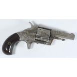 Addendum A .38 rimfire five-shot revolver, with removable cylinder, cocking hammer and concealed