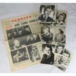 WITHDRAWN A collection of autographed photos including Richard Attenborough, 1948, Petula Clark, Je