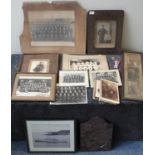 A collection of monochrome photographs, military/navy, WW1, WW2 and later,