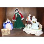 SECTION 33. A Royal Doulton figure of a lady 'Sara HN3308' and a Royal Doulton 'Nisbet' Christmas