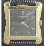 A gents 18ct gold Vacheron & Constantin Toledo Ultra Thin wristwatch, c.1954, Ref. 4963, the square,