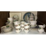 SECTION 17. A Royal Albert 'Berkeley' pattern tea and coffee set, with coffee pot, sugar and