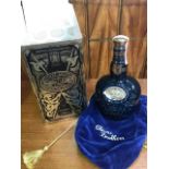 A 70cl bottle of Chivas Royal Salute 21 year old whisky, presented in a Wade ceramic bottle