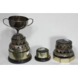 Rowans Hospice Appeal. A silver twin-handled trophy engraved 'Civil Service Sports Association',