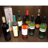 SECTION 39. A collection of assorted wines including a boxed Campo Viejo Cava Brut, a Valento