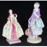 Two Royal Doulton figural ladies comprising 'Phyllis, HN1420' and 'Virginia, HN1693'