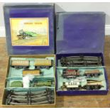 A Hornby Train No. 501 Passenger Set, and No. 201 Goods Set, both boxed and complete, together