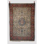 Attractive Qum rug, south central Persia, mid-20th century, 6ft. 10in. X 4ft. 10in. 2.08m. X 1.