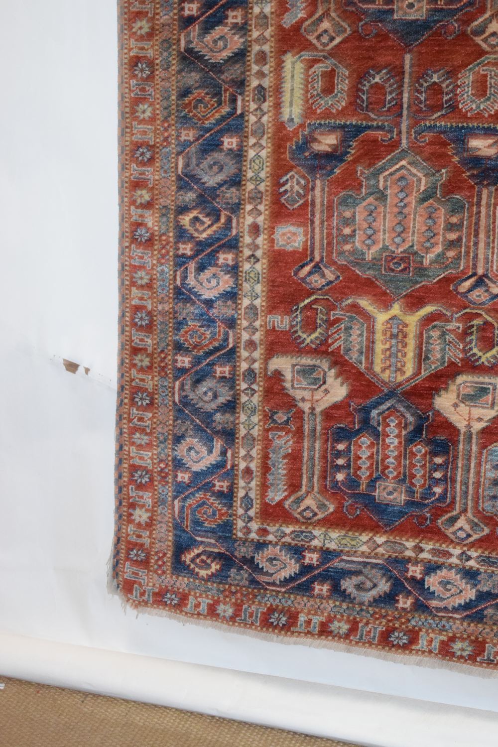 Chobi rug of Caucasian design, Afghanistan, last quarter 20th century, 7ft. 6in. X 5ft. 11in. 2.29m. - Image 5 of 14