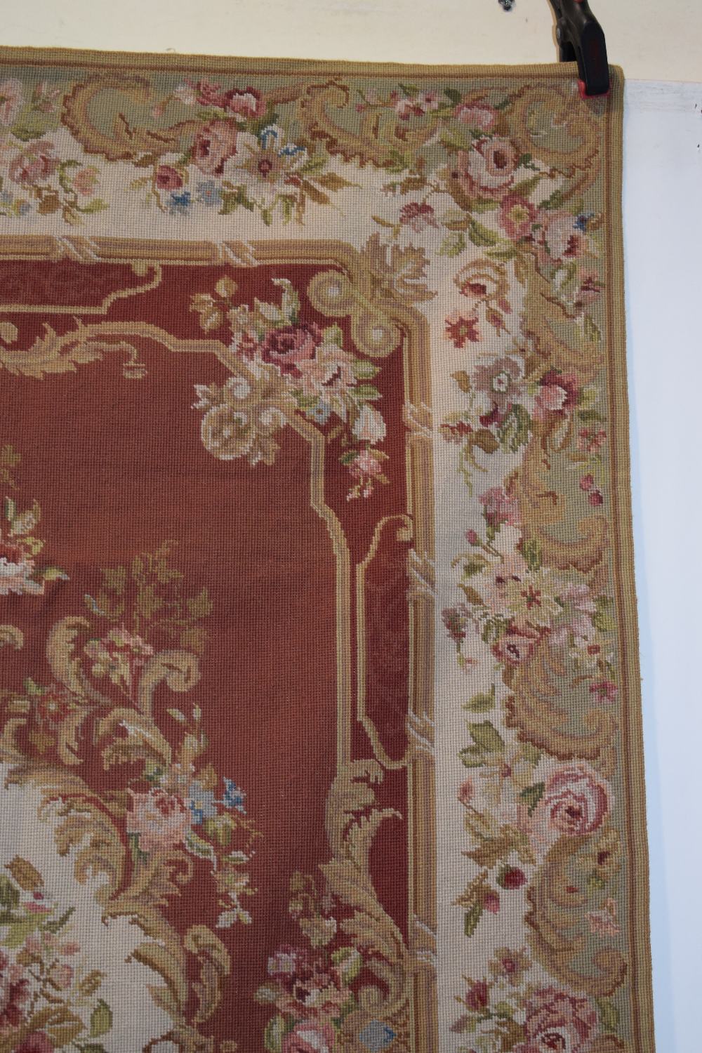 Two Chinese needlework rugs in Aubusson style, modern production; the first, 6ft. X 3ft. 11in. 1. - Image 3 of 18