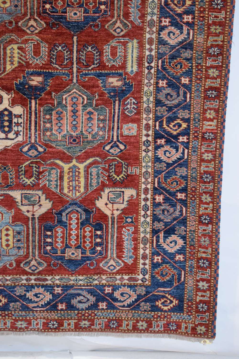 Chobi rug of Caucasian design, Afghanistan, last quarter 20th century, 7ft. 6in. X 5ft. 11in. 2.29m. - Image 2 of 14