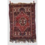 Fars rug, Shiraz area, south west Persia, circa 1940s-50s, 5ft. 3in. X 3ft. 9in. 1.75m. X 1.14m.