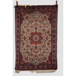Bijar rug, north west Persia, circa 1950s, 5ft. 5in. X 3ft. 8in. 1.65m. X 1.12m. Leatherette