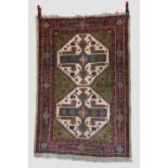 Hamadan rug, north west Persia, modern production, 4ft. 11in. X 3ft. 4in. 1.50m. X 1.02m. Two