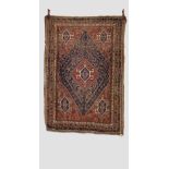 Qashqa'i rug, Fars, south west Persia, circa 1940s, 6ft. 6in. X 4ft. 7in. 1.98m. X 1.40m. Overall