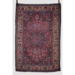 Mashad rug, Khorasan, north east Persia, circa 1930s, 7ft. 2in. X 4ft. 11in. 2.18m. X 1.50m. Some