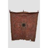 Kashmir square shawl, north India, late 19th century, 83in. X 67in. 211cm. X 170cm. The shawl finely