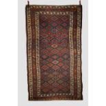 Kurdish rug, north west Persia, early 20th century, 8ft. 8in. X 4ft. 11in. 2.64m. X 1.50m. Overall