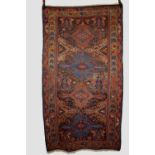 Sumac rug, Kuba area, north east Caucasus, early 20th century, 7ft. 7in. X 4ft. 2in. 2.31m. X 1.27m.