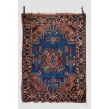 Afshar rug, Kerman area, south east Persia, circa 1920s-30s, 5ft. 4in. X 3ft. 11in. 1.63m. X 1.