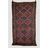 Luri rug, Fars Province, south west Persia, late 19th/early 20th century, 9ft. 2in. X 4ft. 8in. 2.