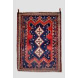 Afshar rug, Kerman area, south east Persia, circa 1930s-40s, 6ft. 8in. X 5ft. 1in. 2.03m. X 1.55m.