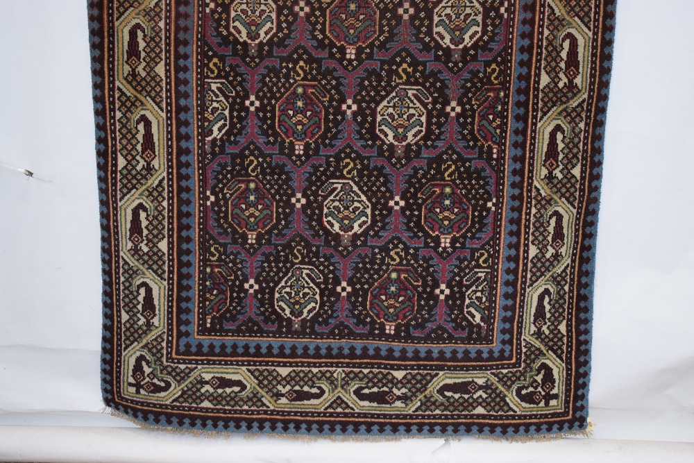 Agra rug, north India, circa 1940s-50s, 7ft. 10in. X 4ft. 2.39m. X 1.22m. Slight wear in places with - Image 8 of 13