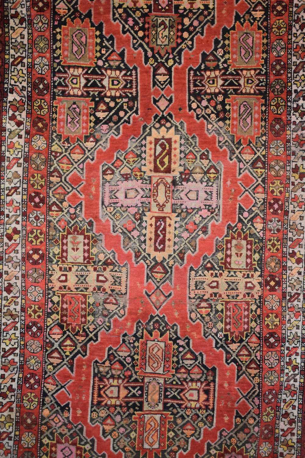 Karabakh rug, south west Caucasus, circa 1930s-40s, 10ft. 6in. X 4ft. 4in. 3.20m. X 1.32m. Date 1949 - Image 12 of 13