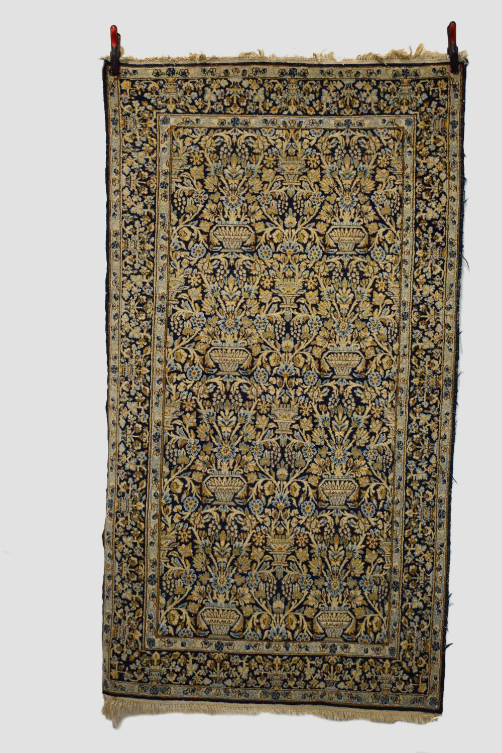 Kerman rug, south east Persia, mid-20th century, 7ft. 7in. X 4ft. 2in. 2.31m. X 1.27m. Small areas