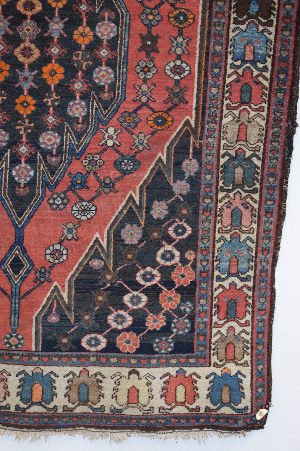 Mazlaghan rug, north west Persia, circa 1930s, 6ft. 8in. X 4ft. 7in. 2.03m. X 1.40m. Some wear in - Image 2 of 11