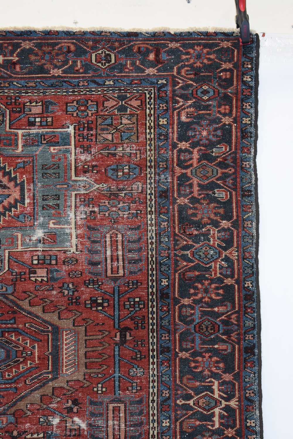Karaja rug, north west Persia, circa 1930s-40s, 5ft. 11in. X 4ft. 11in. 1.80m. X 1.50m. Overall - Image 3 of 9