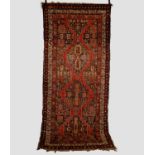 Karabakh rug, south west Caucasus, circa 1930s-40s, 10ft. 6in. X 4ft. 4in. 3.20m. X 1.32m. Date 1949