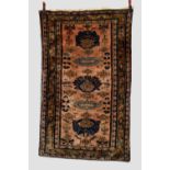 Kurdish rug, Hamadan area, north west Persia, second half 20th century, 6ft. 9in. X 4ft. 2in. 2.05m.