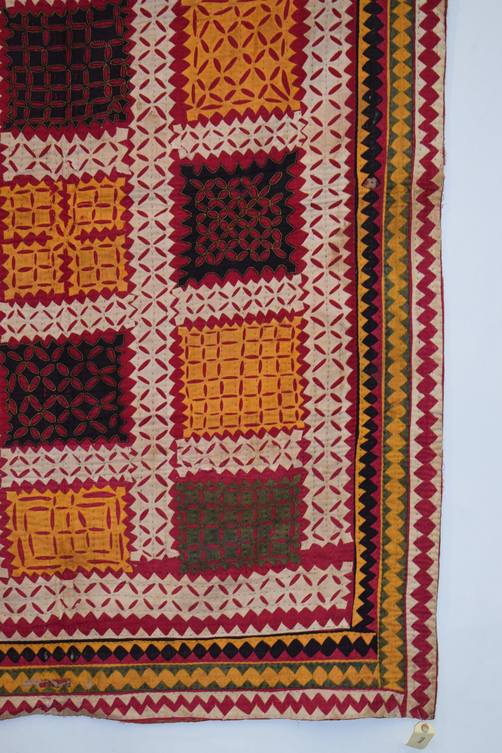 Two Indian cotton quilts, first half 20th century, the first, 64in. X 47in. 163cm. X 119cm. - Image 2 of 18