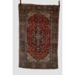 Saruk rug, north west Persia, circa 1920s-30s, 6ft. 2in. X 3ft. 10in. 1.88m. X 1.17m. Overall even