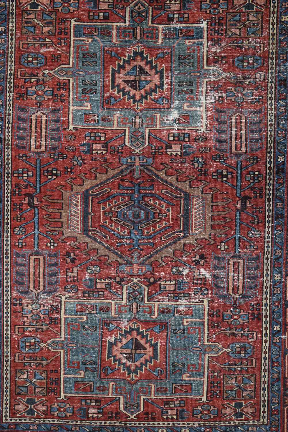 Karaja rug, north west Persia, circa 1930s-40s, 5ft. 11in. X 4ft. 11in. 1.80m. X 1.50m. Overall - Image 8 of 9