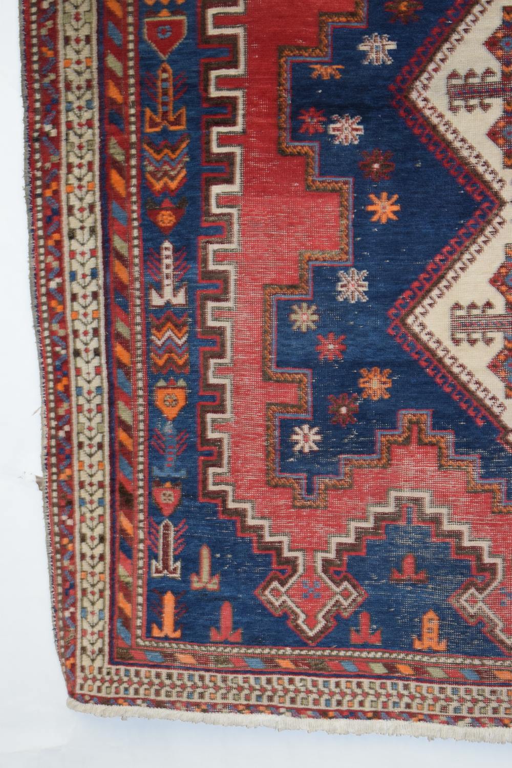 Afshar rug, Kerman area, south east Persia, circa 1930s-40s, 6ft. 8in. X 5ft. 1in. 2.03m. X 1.55m. - Image 5 of 9