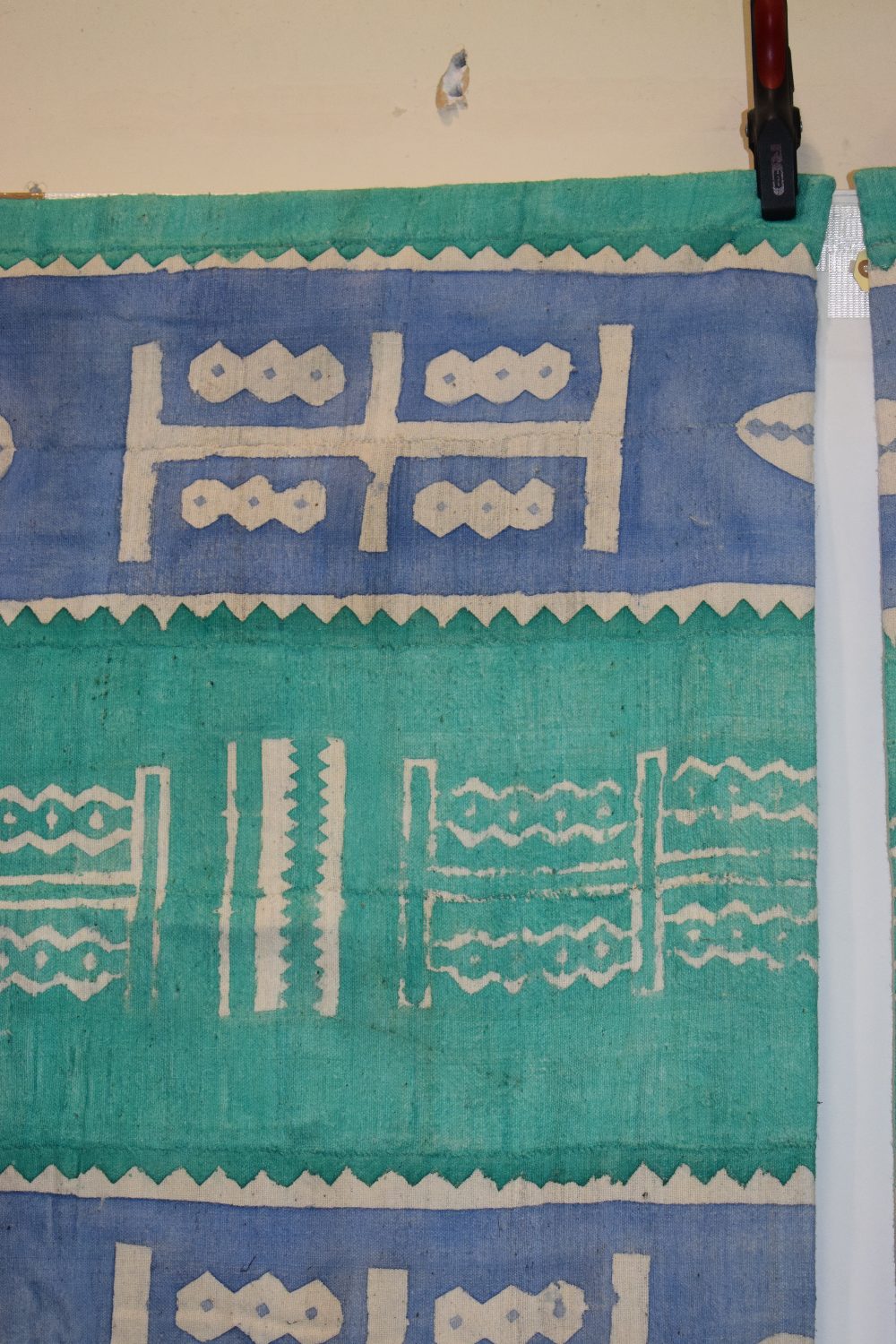 Five African 'Mud' or Bogolan cloths, Mali, west Africa, 20th century, the cotton strips dyed in - Image 18 of 31