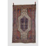 Mazlaghan rug, north west Persia, circa 1920s-30s, 6ft. 6in. X 3ft. 11in. 1.98m. X 1.20m. Overall