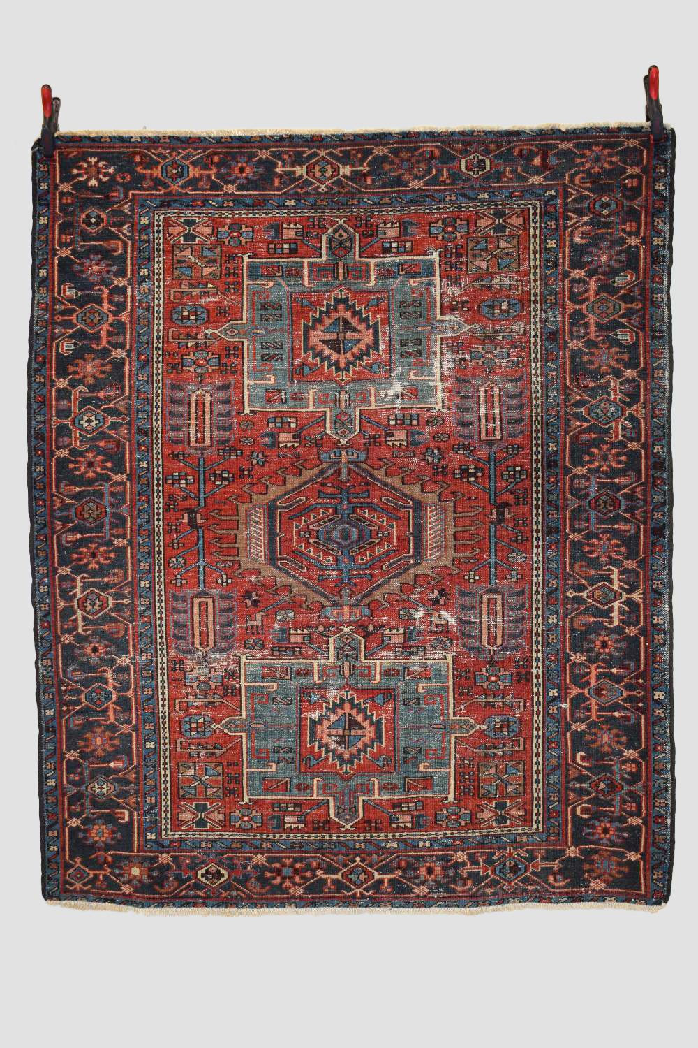 Karaja rug, north west Persia, circa 1930s-40s, 5ft. 11in. X 4ft. 11in. 1.80m. X 1.50m. Overall