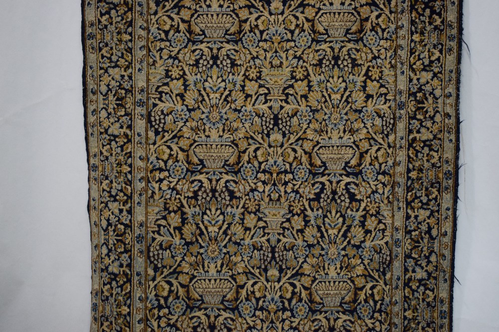 Kerman rug, south east Persia, mid-20th century, 7ft. 7in. X 4ft. 2in. 2.31m. X 1.27m. Small areas - Image 5 of 8