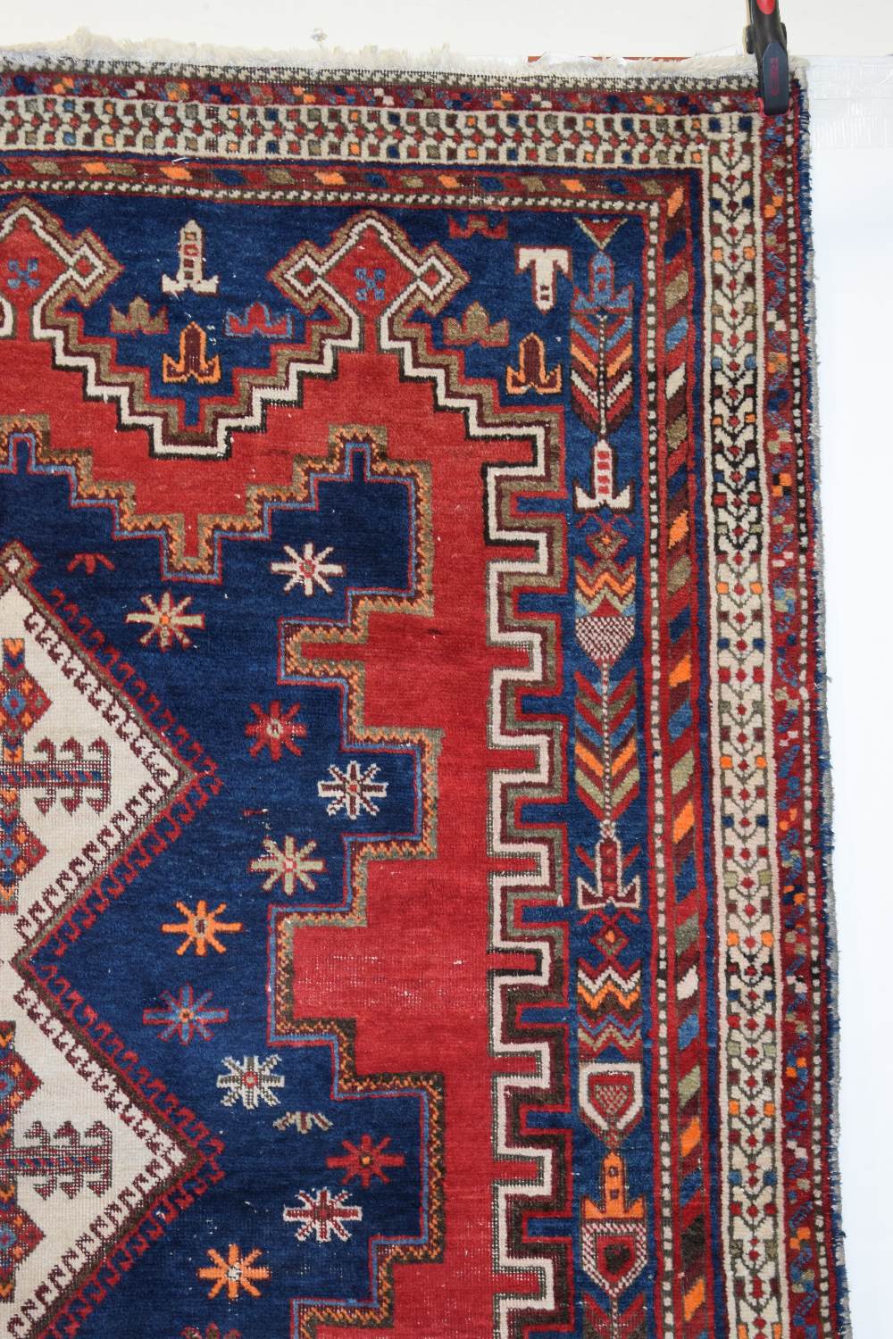 Afshar rug, Kerman area, south east Persia, circa 1930s-40s, 6ft. 8in. X 5ft. 1in. 2.03m. X 1.55m. - Image 3 of 9