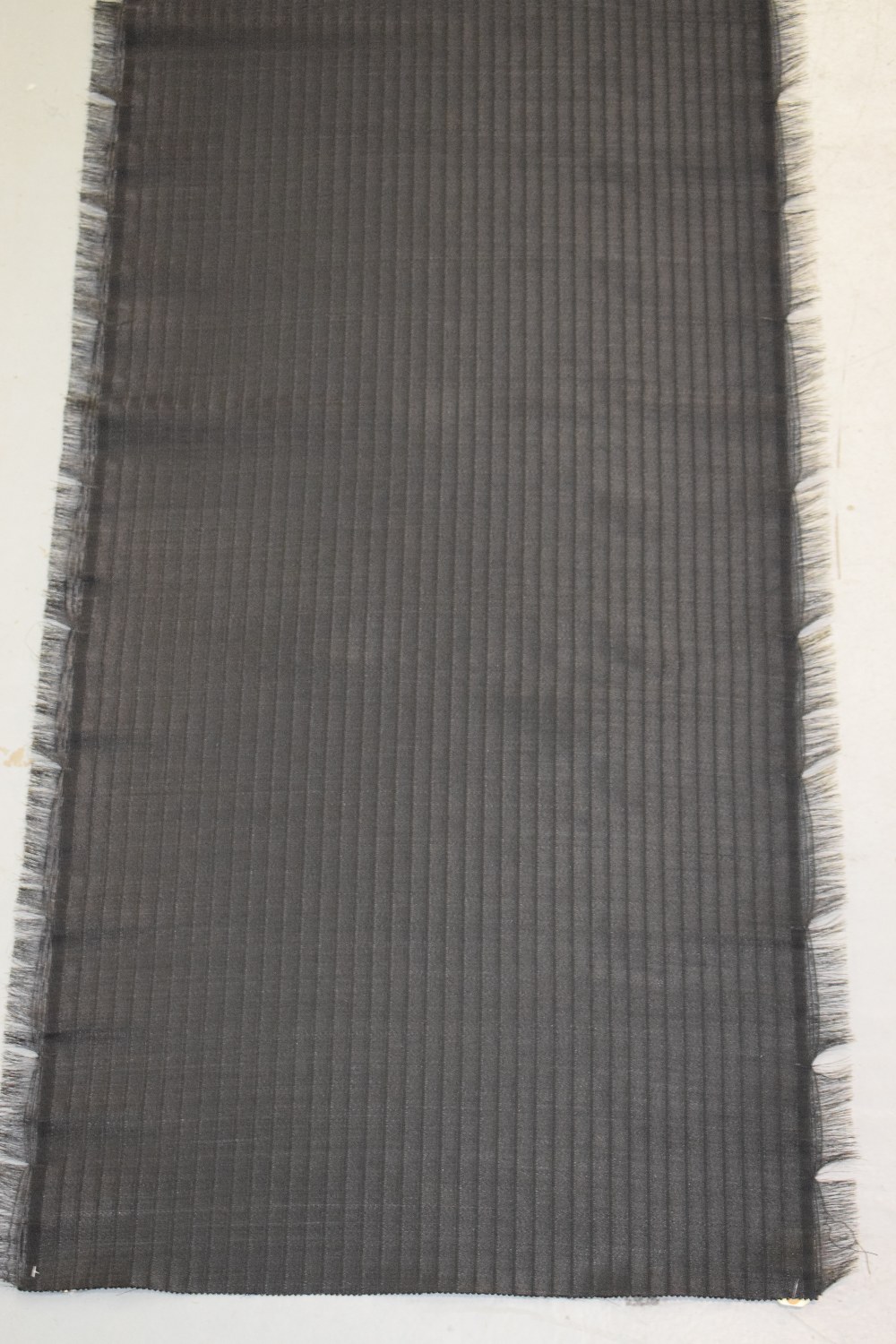 Length of fine black horsehair upholstery fabric woven by John Boyd Textiles, Castle Cary, Somerset, - Image 2 of 2