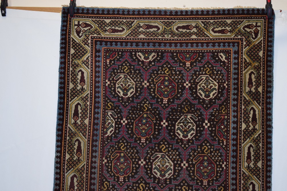 Agra rug, north India, circa 1940s-50s, 7ft. 10in. X 4ft. 2.39m. X 1.22m. Slight wear in places with - Image 6 of 13