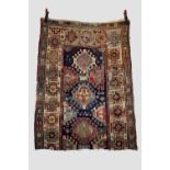 Kazak long rug fragment, south west Caucasus, late 19th century, 5ft. 1in. X 3ft. 10in. 1.55m. X 1.