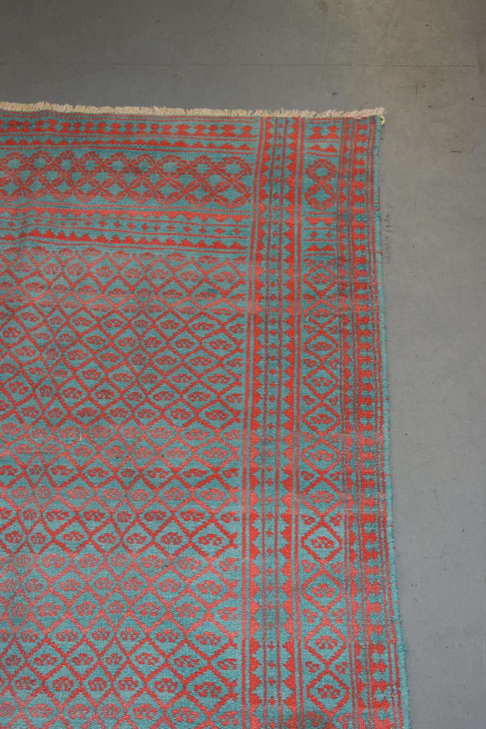 Good Yazd reversible cotton summer flatweave, central Persia, mid-20th century, 8ft. 6in. X 5ft. - Image 12 of 17