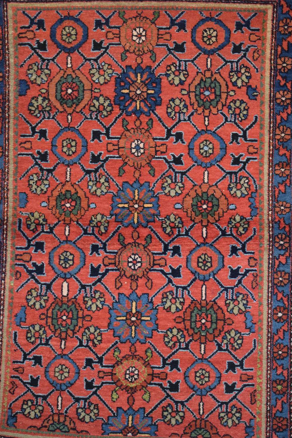 Hamadan rug, north west Persia, circa 1940s, 6ft. 5in. X 4ft. 3in. 1.96m. X 1.30m. Small re-weave to - Image 8 of 9