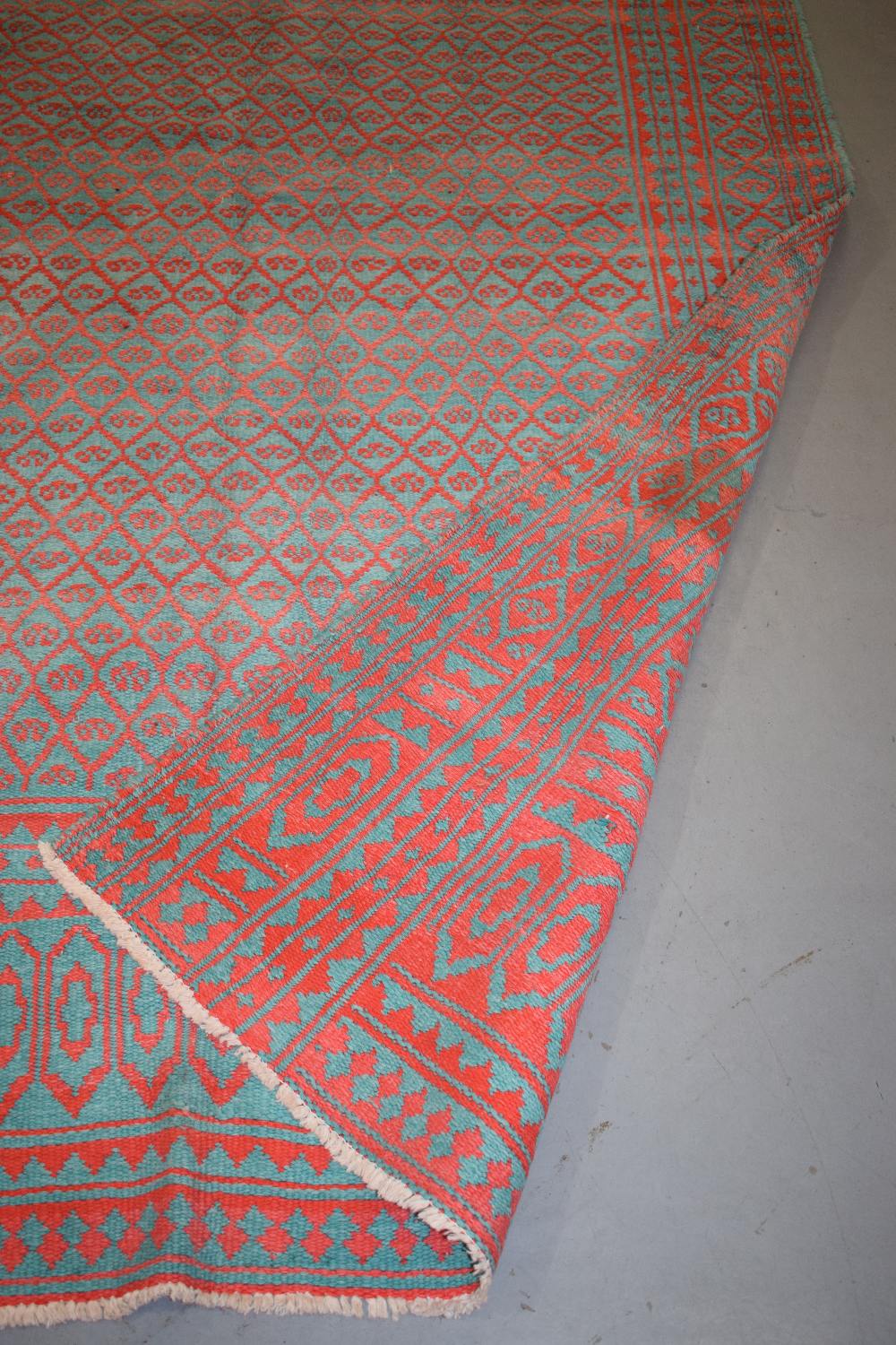 Good Yazd reversible cotton summer flatweave, central Persia, mid-20th century, 8ft. 6in. X 5ft. - Image 17 of 17