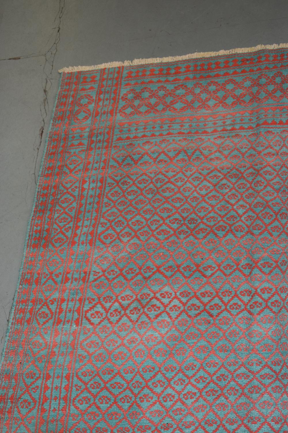 Good Yazd reversible cotton summer flatweave, central Persia, mid-20th century, 8ft. 6in. X 5ft. - Image 13 of 17