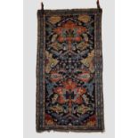 Attractive Kurdish rug, Hamadan area, north west Persia, early 20th century, 6ft. 3in. X 3ft. 5in.